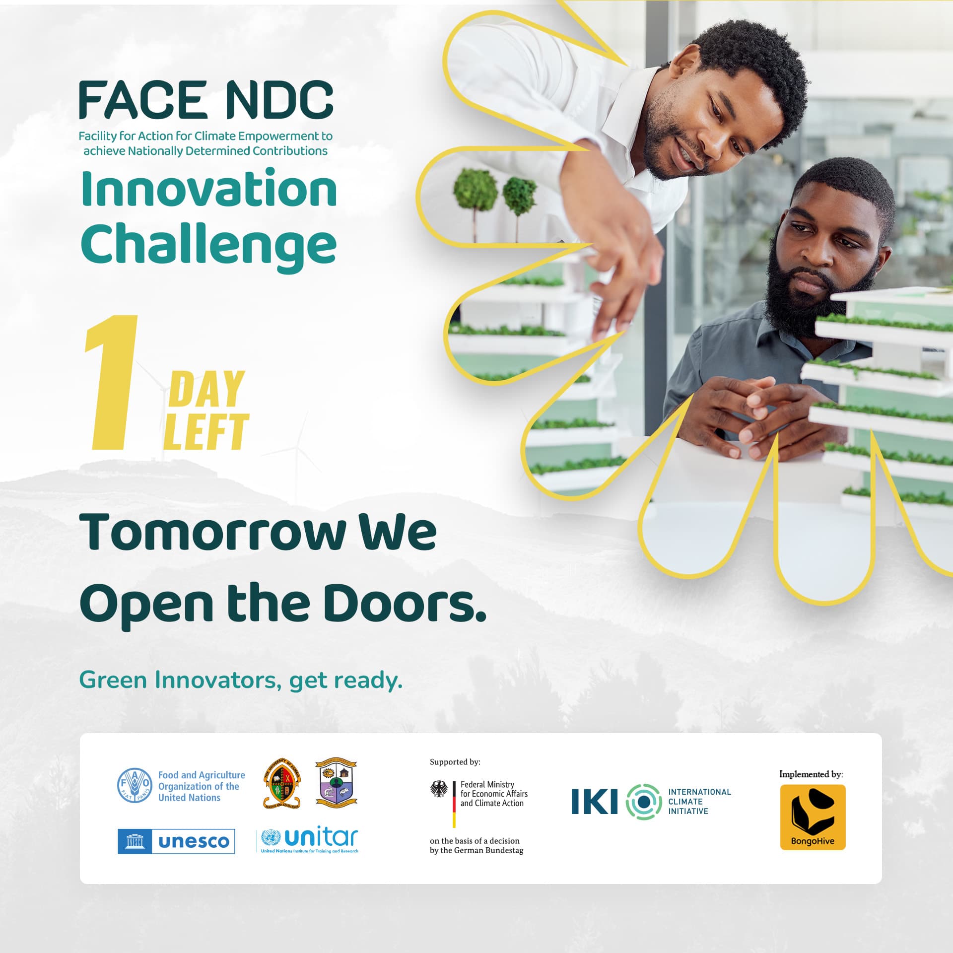 FACE NDC Green Innovation Challenge — Launch & applications - 1